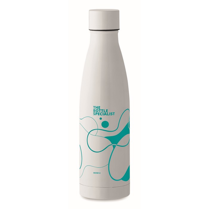 Belo Bottle duplafalú palack, 500 ml, fehér