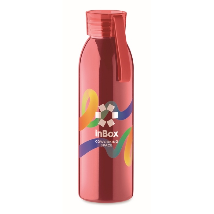 Bira Rozsdamentes acél palack 650ml , piros