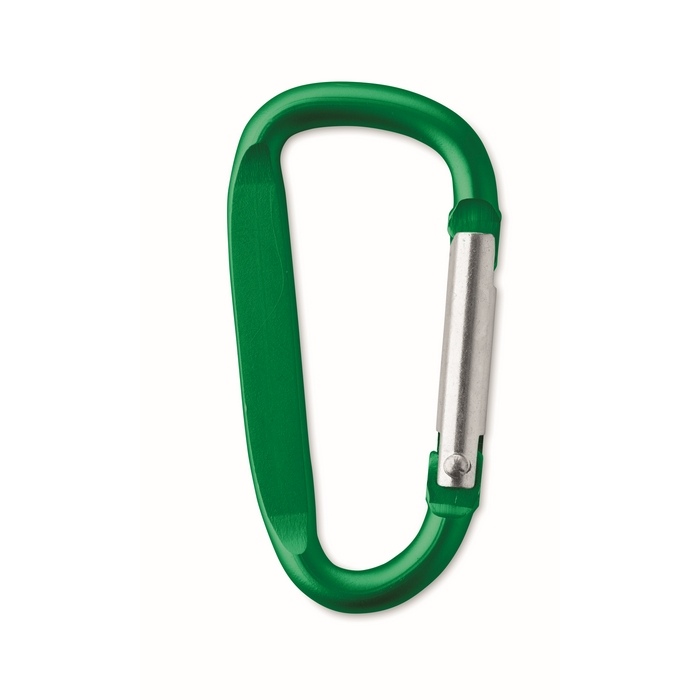 Gancho Alumínium karabiner, zöld