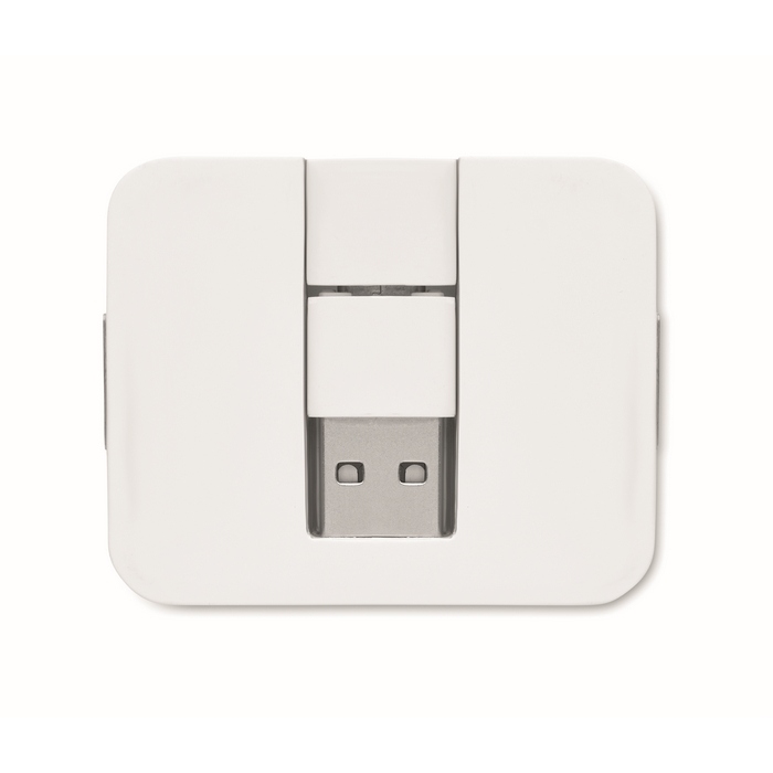 Square-C 4 portos USB hub, fehér