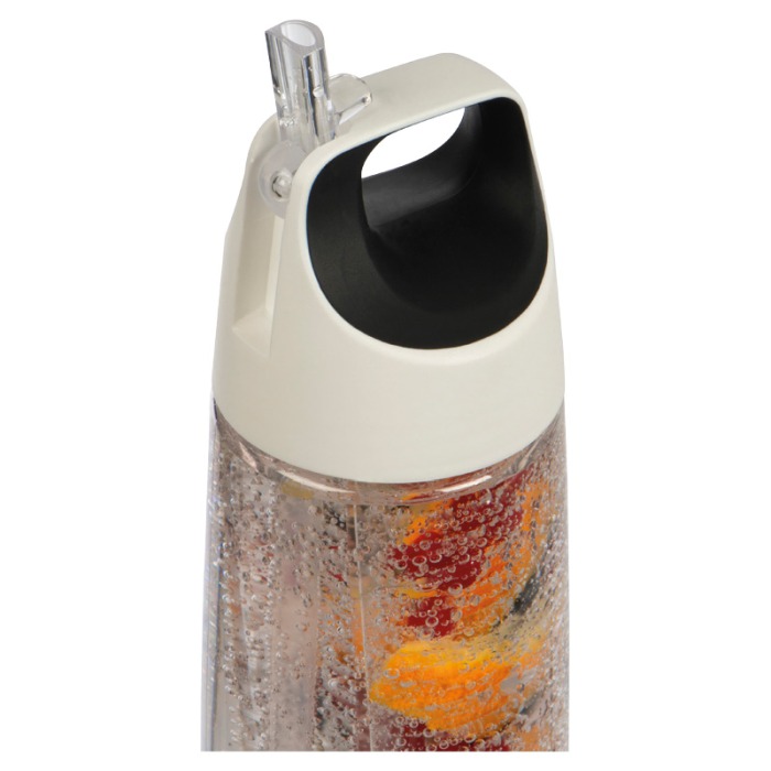 Reklámajándék: Tritán infuser kulacs, 850 ml, fehér