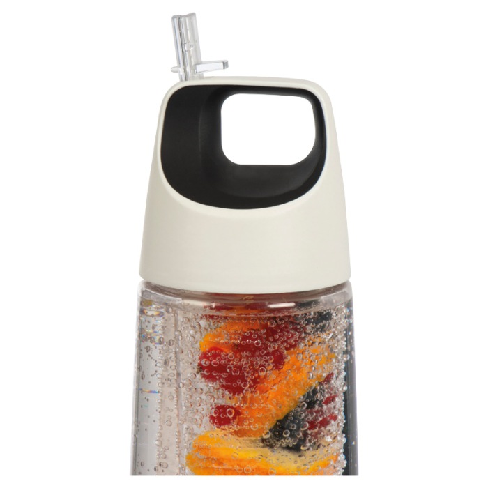 Reklámajándék: Tritán infuser kulacs, 850 ml, fehér