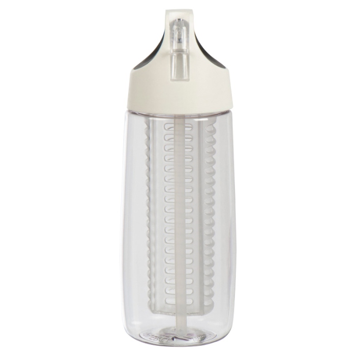 Reklámajándék: Tritán infuser kulacs, 850 ml, fehér