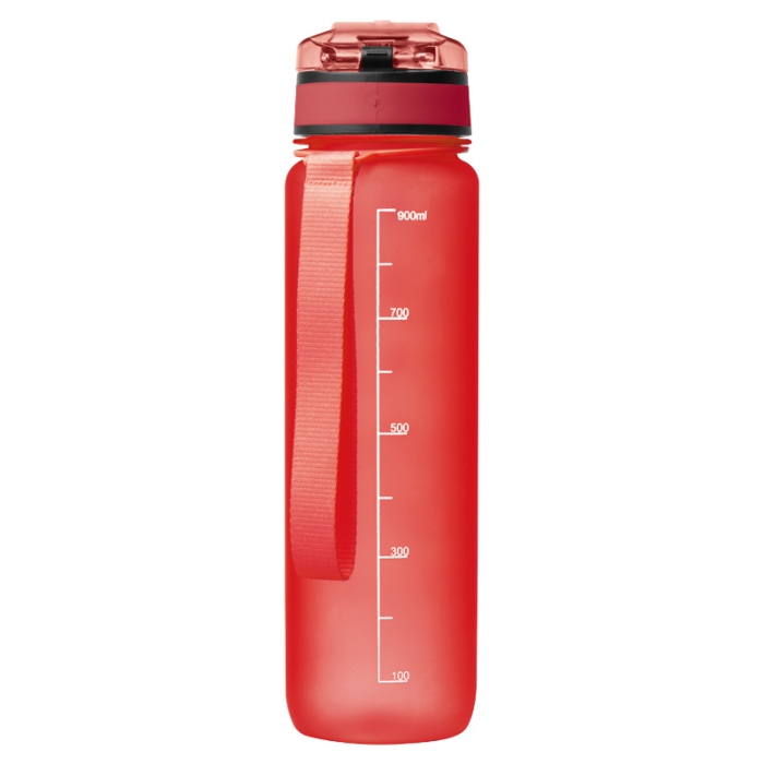 Reklámajándék: Tritánból készült sport reklám ivópalack, 1000 ml, piros