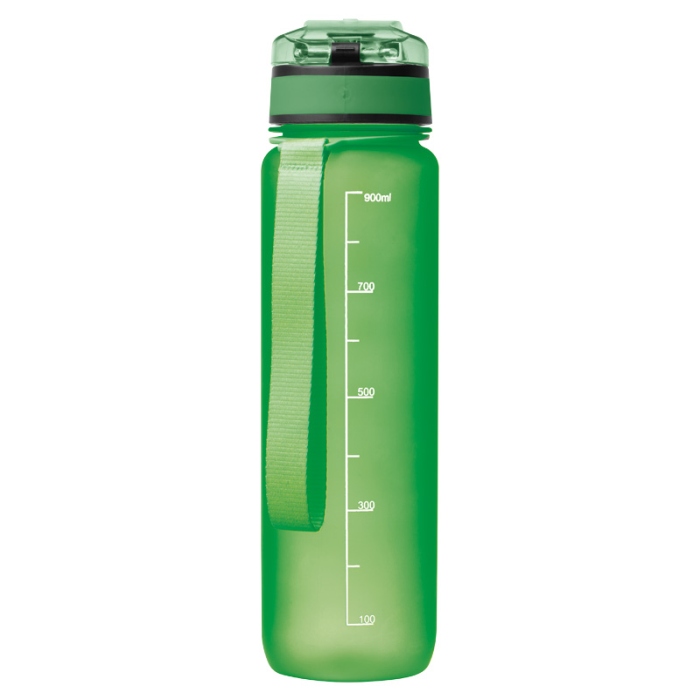 Reklámajándék: Tritánból készült sport reklám ivópalack, 1000 ml, zöld